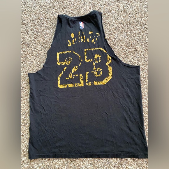 Los Angeles Lakers Icon Edition Nike Dri-FIT NBA Swingman Jersey Tank Top black - Picture 3 of 10